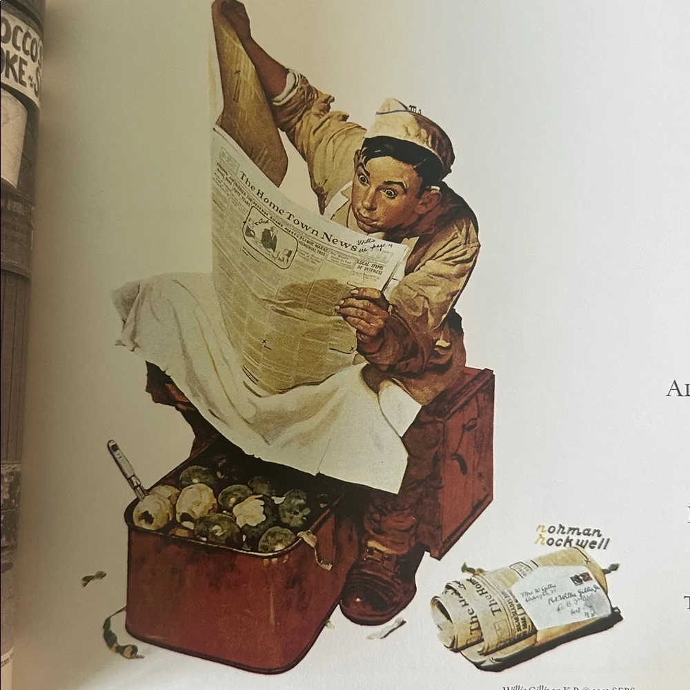 In search of Norman Rockwell's America Hardcover Art Book